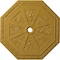 Ekena Millwork Spring Octagonal Medallion (Canopies up to 3"), 29 1/8"OD x 2 1/4"ID x 1 1/8"P, Iridescent Gold CM30SPIGS - alternate 1